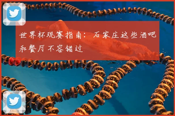 世界杯观赛指南：石家庄这些酒吧和餐厅不容错过